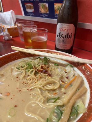   at Tokkyu Ramen in Kyoto