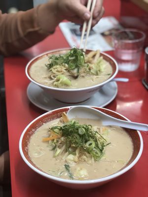 Vegetarian Ramen (M and L) at Tokkyu Ramen in Kyoto