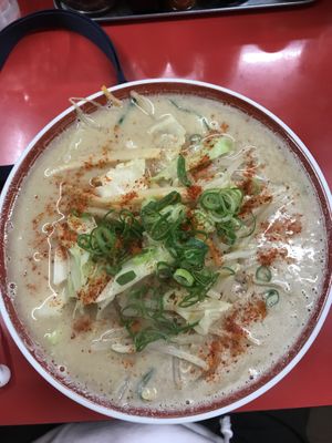Vegan ramen option  at Tokkyu Ramen in Kyoto
