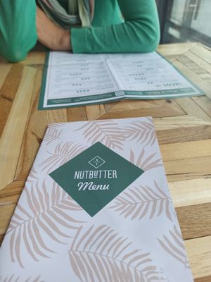 Menu at Nutbutter in Dublin