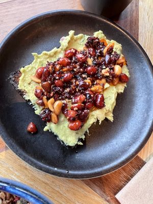 Avocado toast  at Nutbutter in Dublin