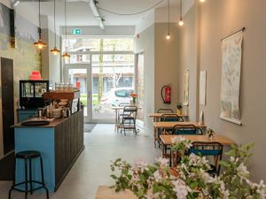 Nice workplace at Latte Heart Coffee & Cakes in Schiedam