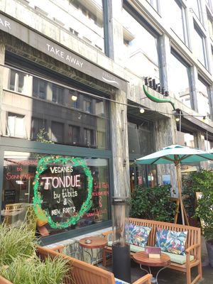 Tibits has vegan fondue! at Tibits in Basel
