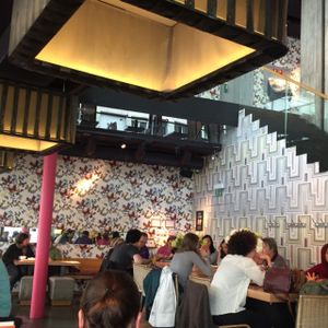 Interior, ground floor at Tibits in Basel