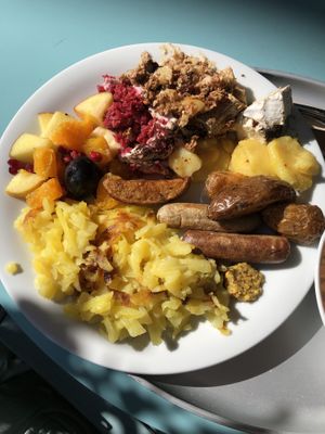 Frühstück buffet   at Tibits in Basel