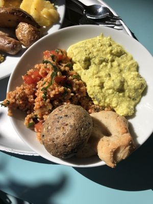 Frühstück buffet   at Tibits in Basel