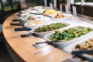 Fresh food from all over the world. at Tibits in Basel