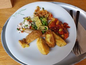 Vegan at Tibits in Basel