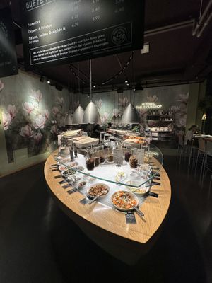 Buffet   at Tibits in Basel