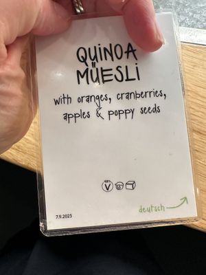 Ingredients provided   at Tibits in Basel