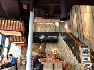 inside at Tibits in Basel