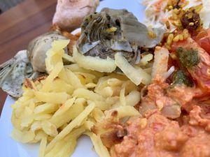 mixed plate at Tibits in Basel