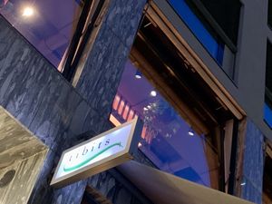 outside at Tibits in Basel
