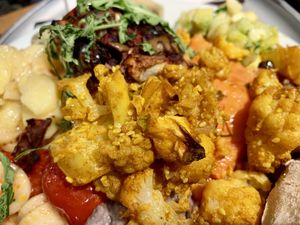 food at Tibits in Basel