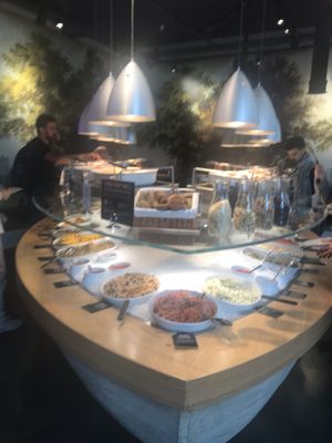 Buffet  at Tibits in Basel