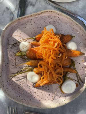 Caramelized carrots at Camion in Antwerpen