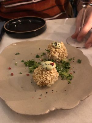 Pompoen arancini  at Camion in Antwerpen