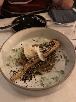 hasselback pastinaak  at Camion in Antwerpen