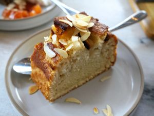 Apple cake at Camion in Antwerpen