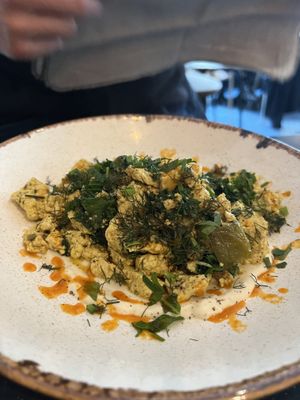 Tofu scramble   at Camion in Antwerpen