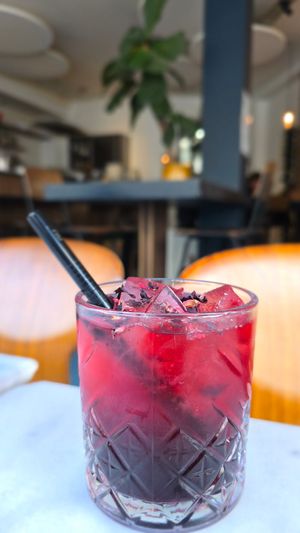 Hibiscis ginger brew at Camion in Antwerpen