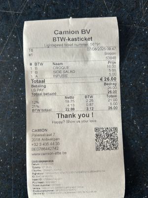 bill  at Camion in Antwerpen