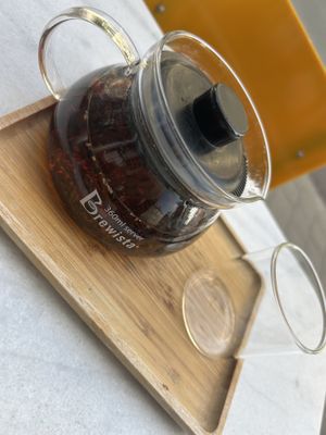 
Fruit tea 5€  at Camion in Antwerpen