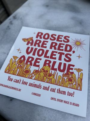 free sticker😄 at Camion in Antwerpen