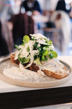 Toast champignons at Camion in Antwerpen