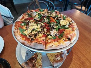 The Princess (vegan) at Fat Badgers Pizza Bar in Queenstown