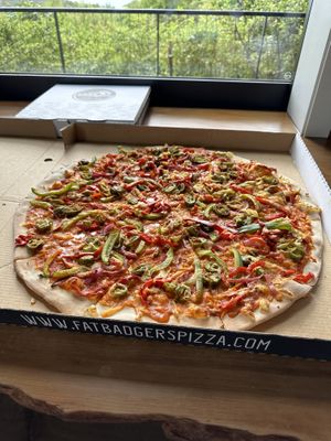   at Fat Badgers Pizza Bar in Queenstown