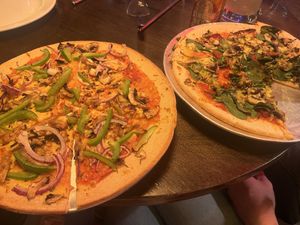   at Fat Badgers Pizza Bar in Queenstown