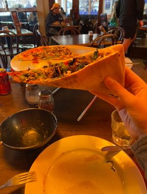   at Fat Badgers Pizza Bar in Queenstown