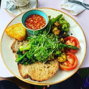 Full vegan breakfast  at Blighty - Tottehnam in North London