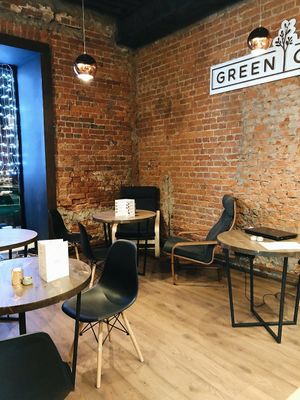 Cafe at Green Corner in Moscow