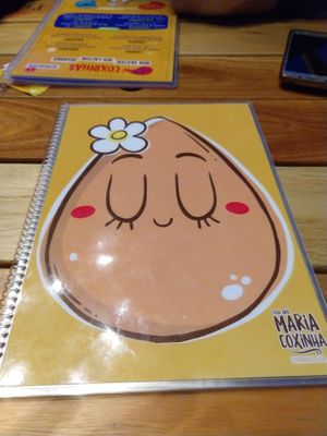 Cardápio at Titia Avó Maria Coxinha in Florianopolis