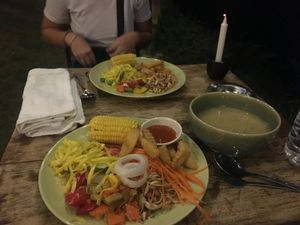 Buffet options  at Friendship Concept in Pai