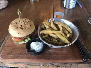 Beyond burger 🥰 at Friendship Concept in Pai