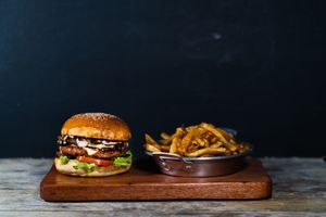 Vegan Beyond burger at Friendship Concept in Pai