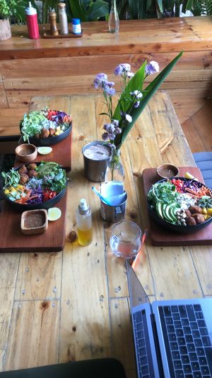 The amazon vegan salad! delicious :D at Friendship Concept in Pai