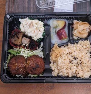 Vegan Bento 🍱 (~640¥) at Evah Dining Macrobiotic - Tenjin in Fukuoka