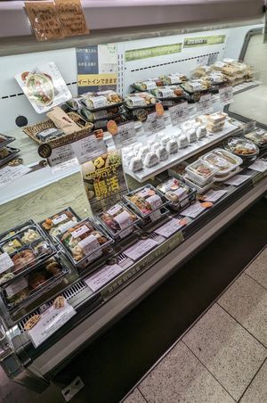 Food selection 🍙🍱 at Evah Dining Macrobiotic - Tenjin in Fukuoka