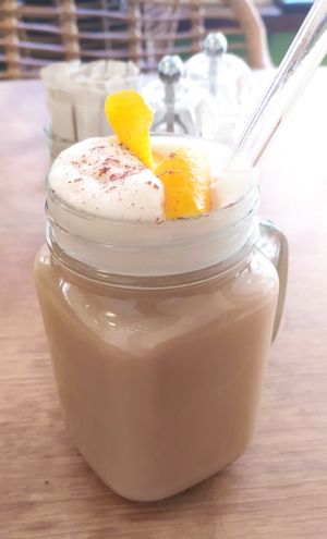 Chai latte at The Gardener's Nosh in Stuttgart