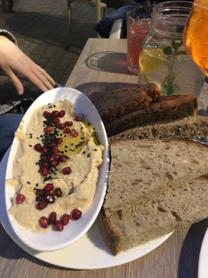 Hummus   at The Gardener's Nosh in Stuttgart