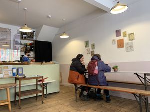 Interior & counter   at Stooge Coffee in Hastings
