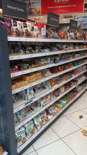 Snack selection at The Health Store - Liffey Valley in Clondalkin
