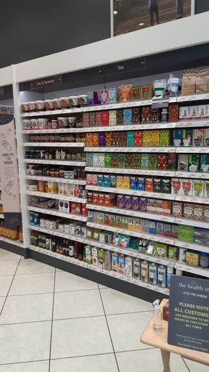 Teas, crackers, spreads etc. at The Health Store - Liffey Valley in Clondalkin