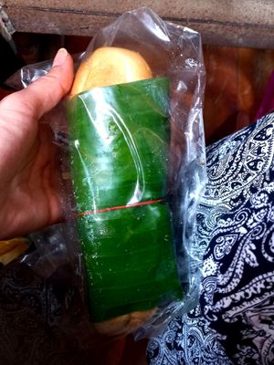 Takeaway sandwich at Bar How in Huay Xai