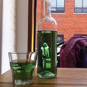 Delicious infused water  at Crudessence - Rachel in Montreal