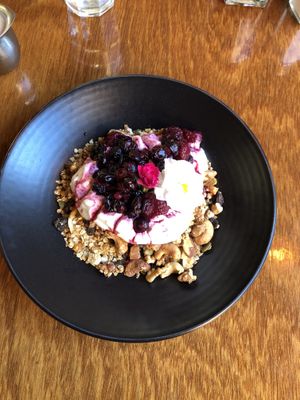 Vegan granola  at Halo in Queenstown